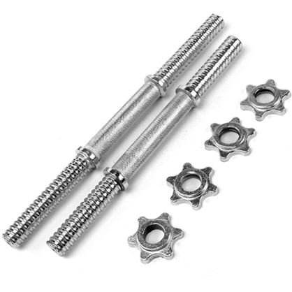 Steel barbell bar