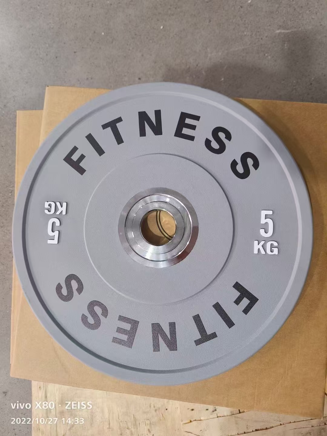 Rubber weight plate