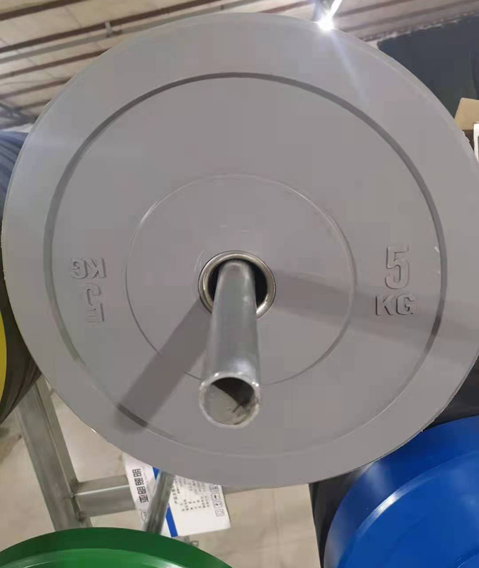 Rubber weight plate
