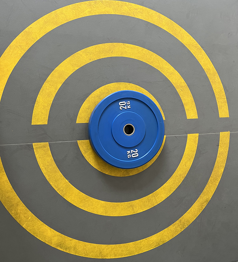 Rubber weight plate